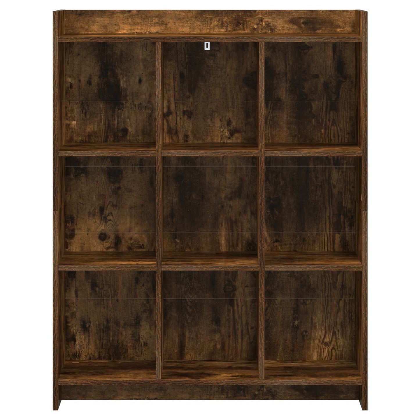Bogreol Røget eg 87,5 x 30 x 111 cm Konstrueret træ