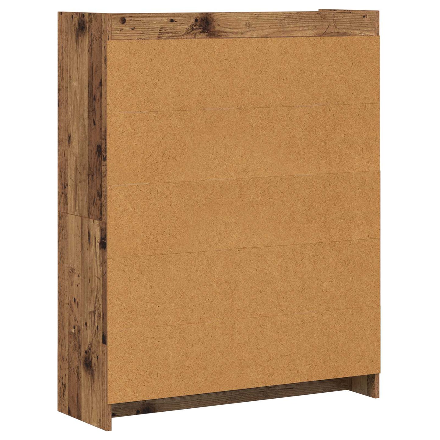 Bogreol Gammelt træ 87,5 x 30 x 111 cm Konstrueret træ