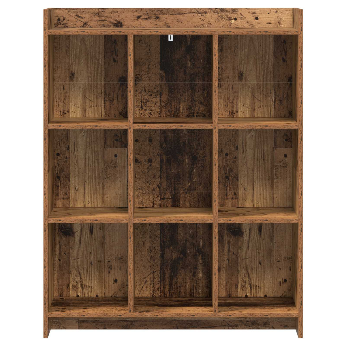 Bogreol Gammelt træ 87,5 x 30 x 111 cm Konstrueret træ