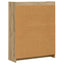 Bogreol 9 niveauer 87,5 x 30 x 111 cm Konstrueret træ