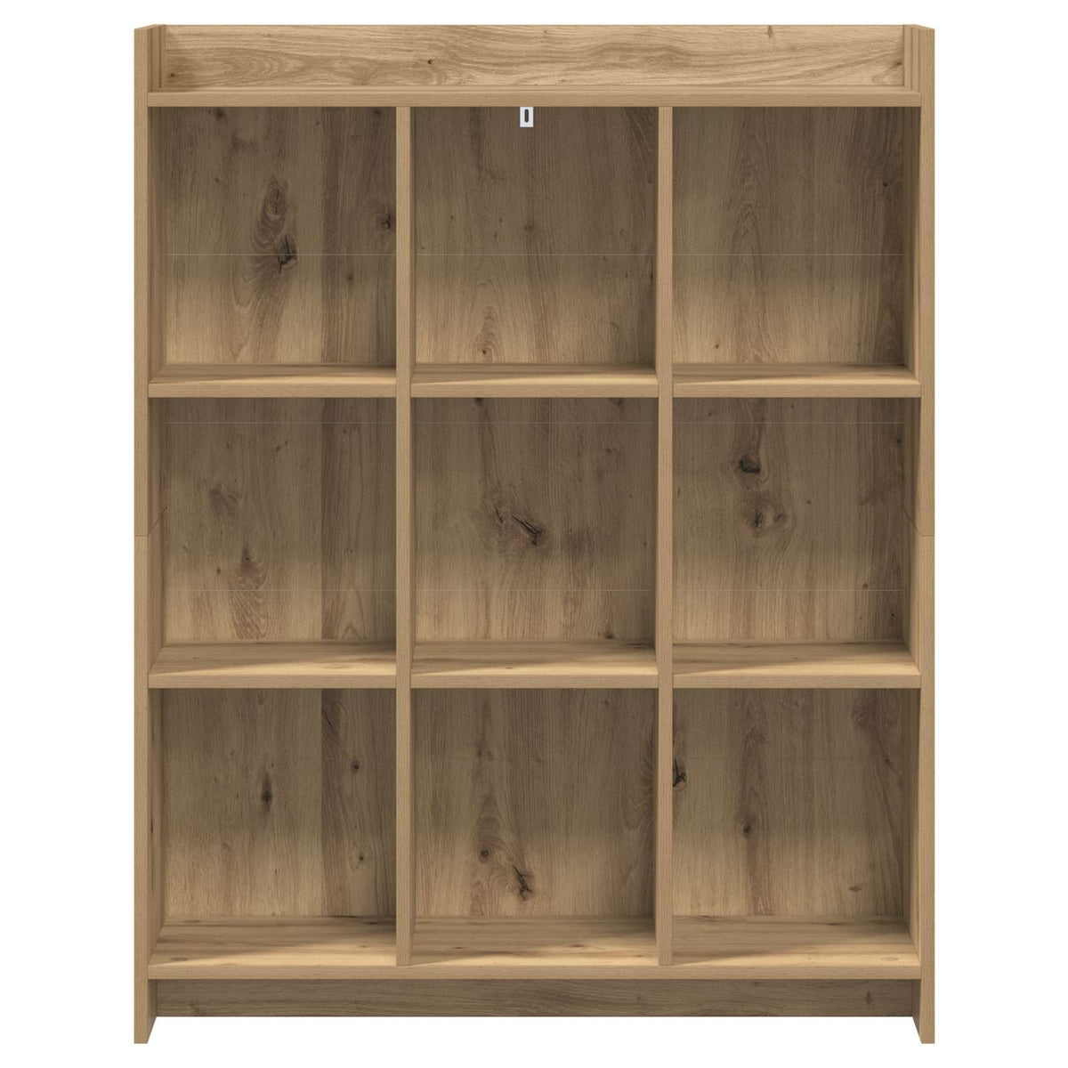 Bogreol 9 niveauer 87,5 x 30 x 111 cm Konstrueret træ