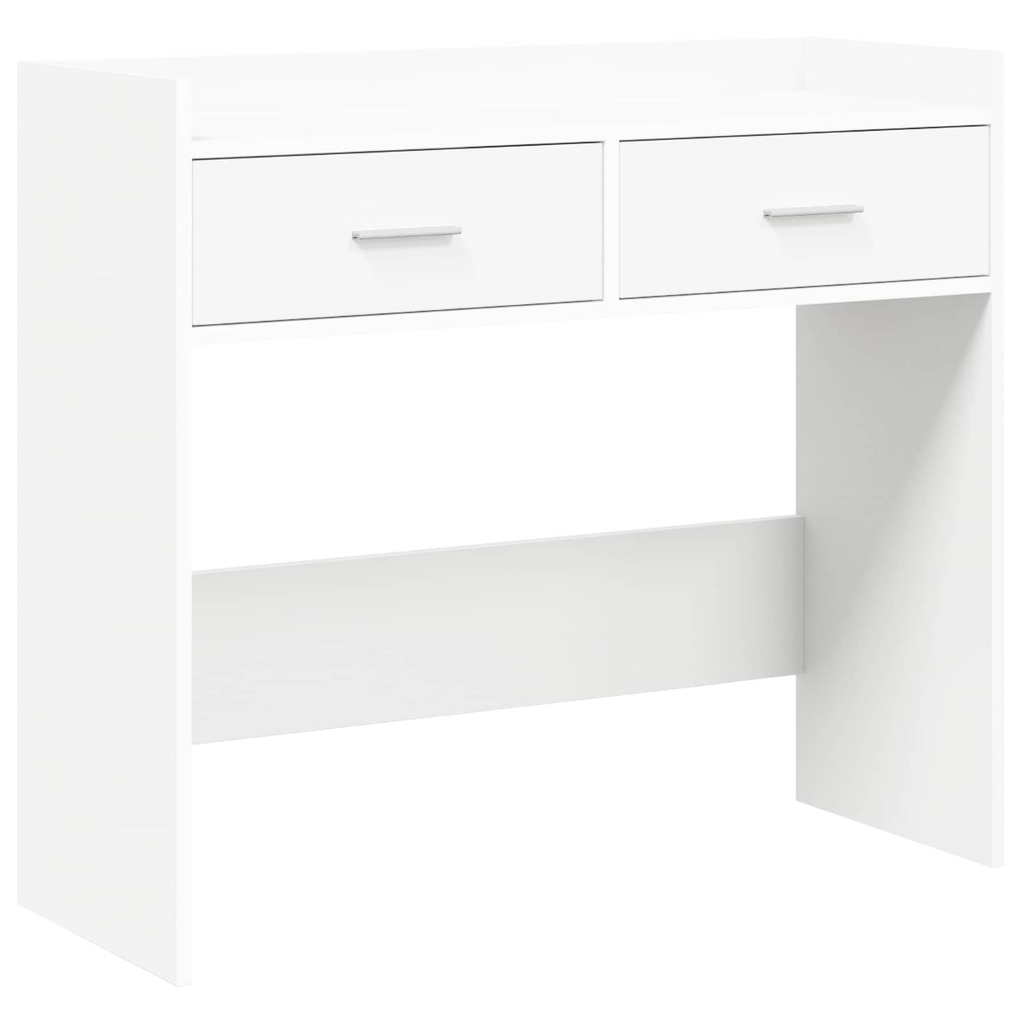 Konsolbord Hvid 90 x 35 x 80 cm Konstrueret træ