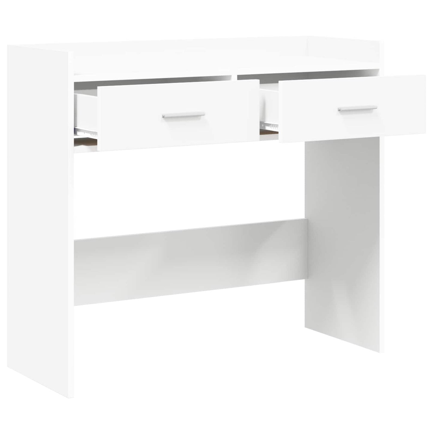 Konsolbord Hvid 90 x 35 x 80 cm Konstrueret træ
