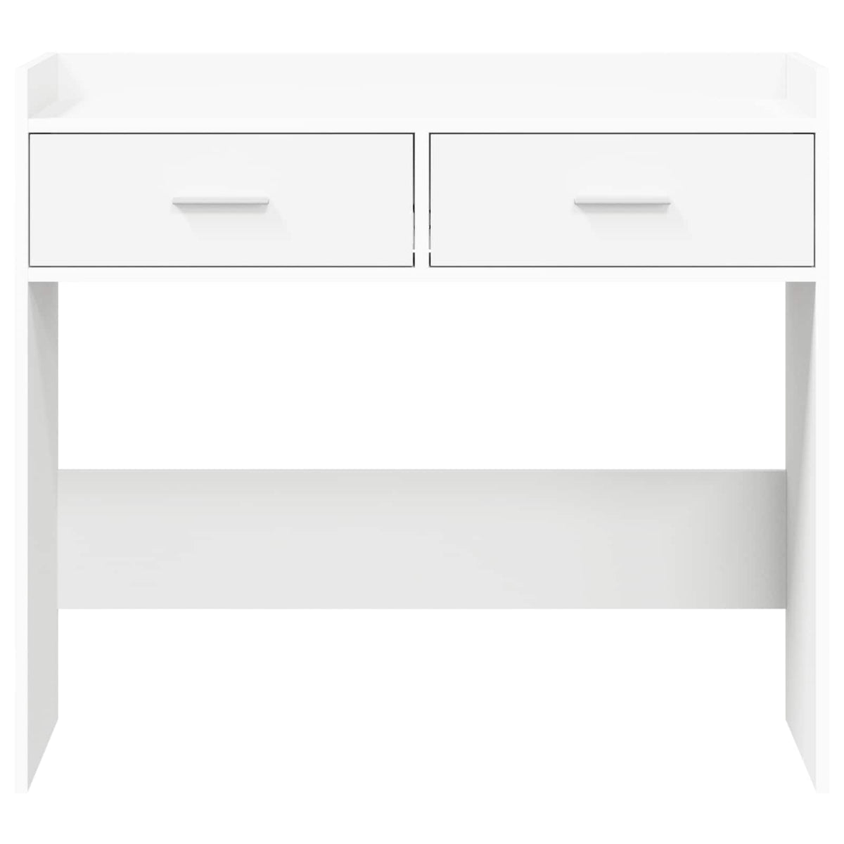 Konsolbord Hvid 90 x 35 x 80 cm Konstrueret træ