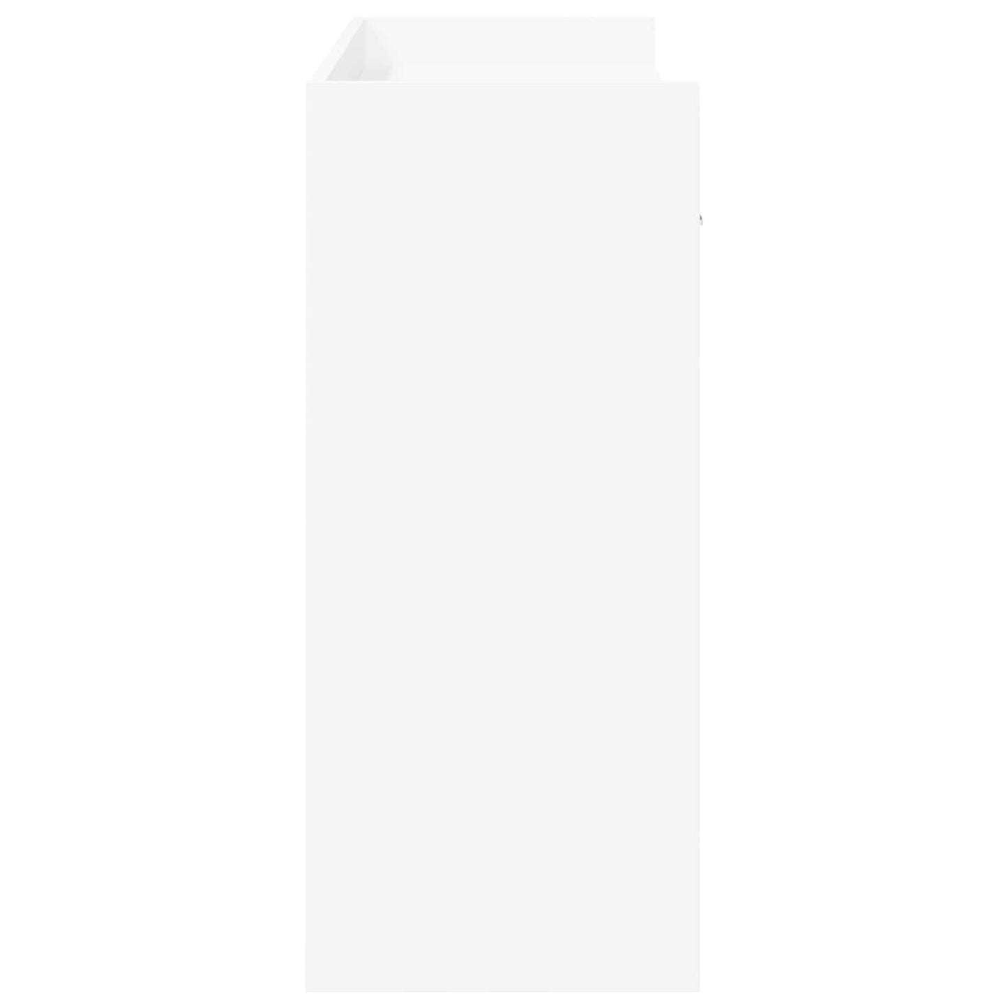 Konsolbord Hvid 90 x 35 x 80 cm Konstrueret træ