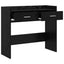 Konsolbord Sort eg 90 x 35 x 80 cm Konstrueret træ