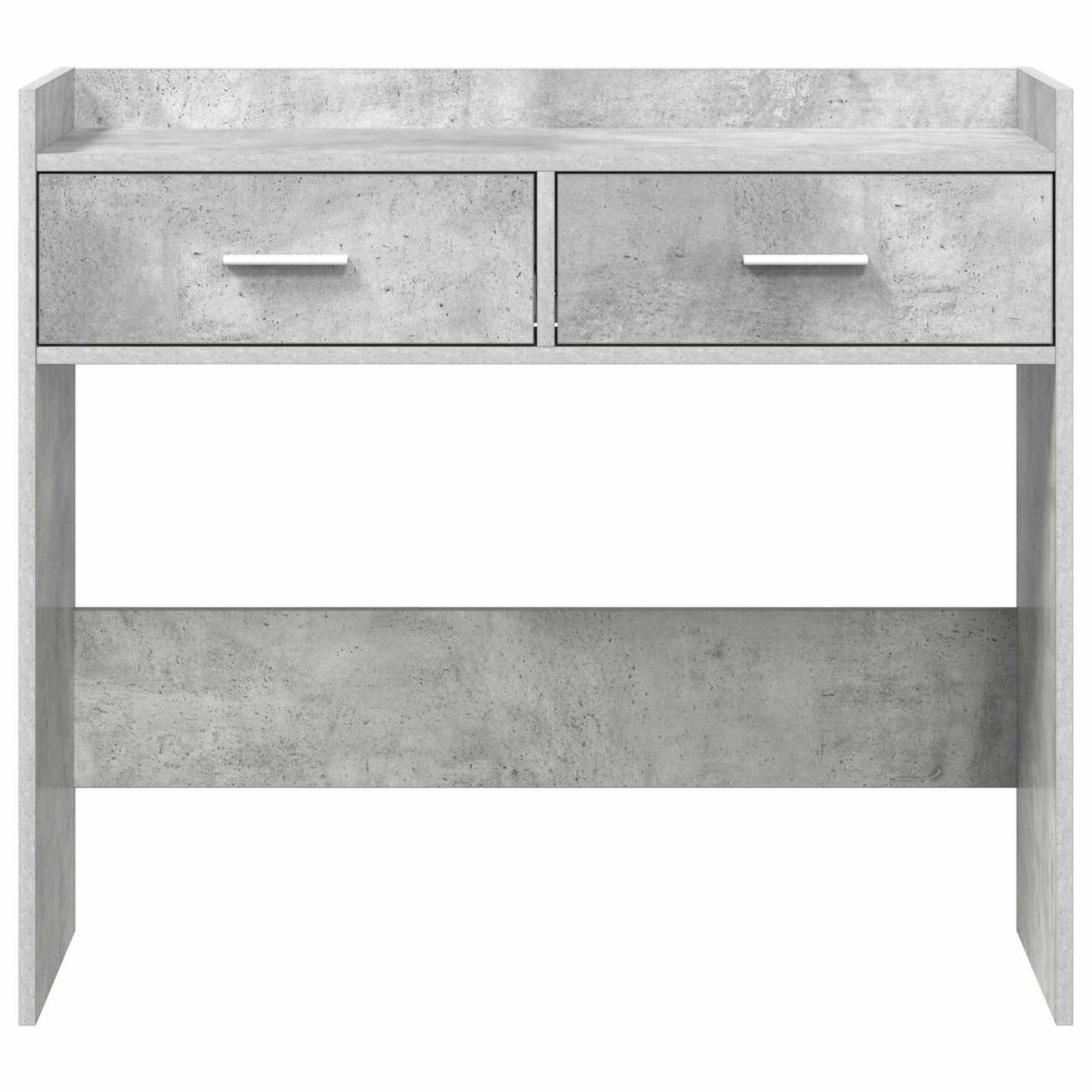 Konsolbord Betongrå 90 x 35 x 80 cm Konstrueret træ