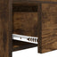 Konsolbord Røget eg 90 x 35 x 80 cm Konstrueret træ