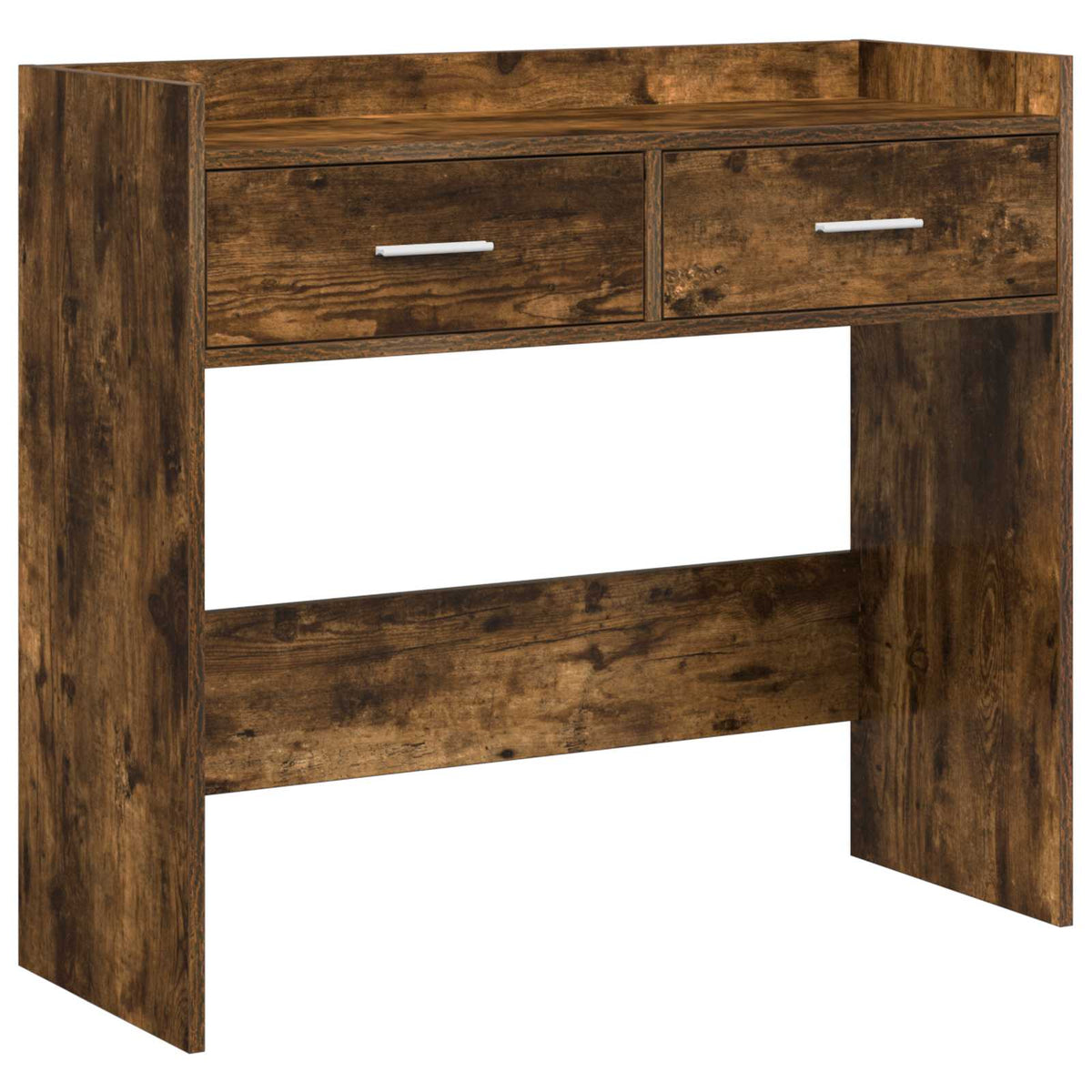 Konsolbord Røget eg 90 x 35 x 80 cm Konstrueret træ