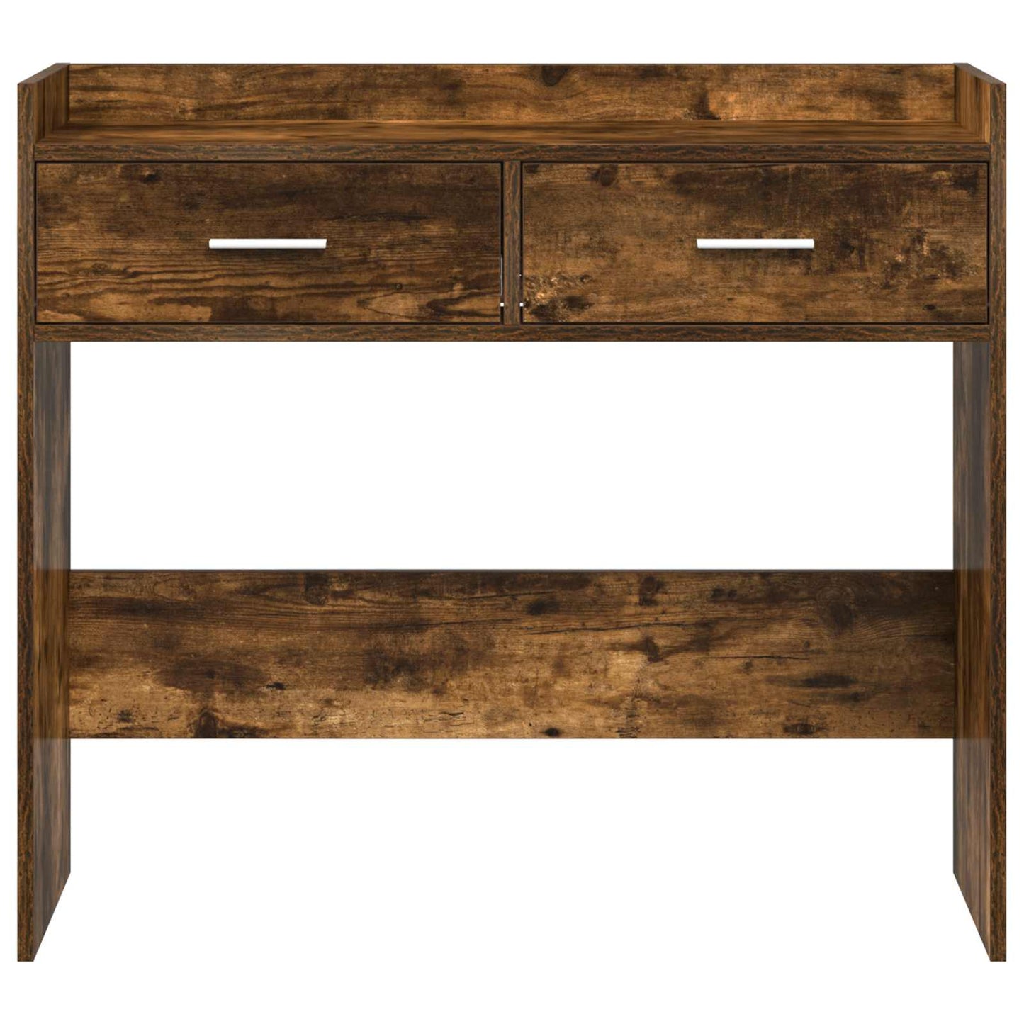 Konsolbord Røget eg 90 x 35 x 80 cm Konstrueret træ