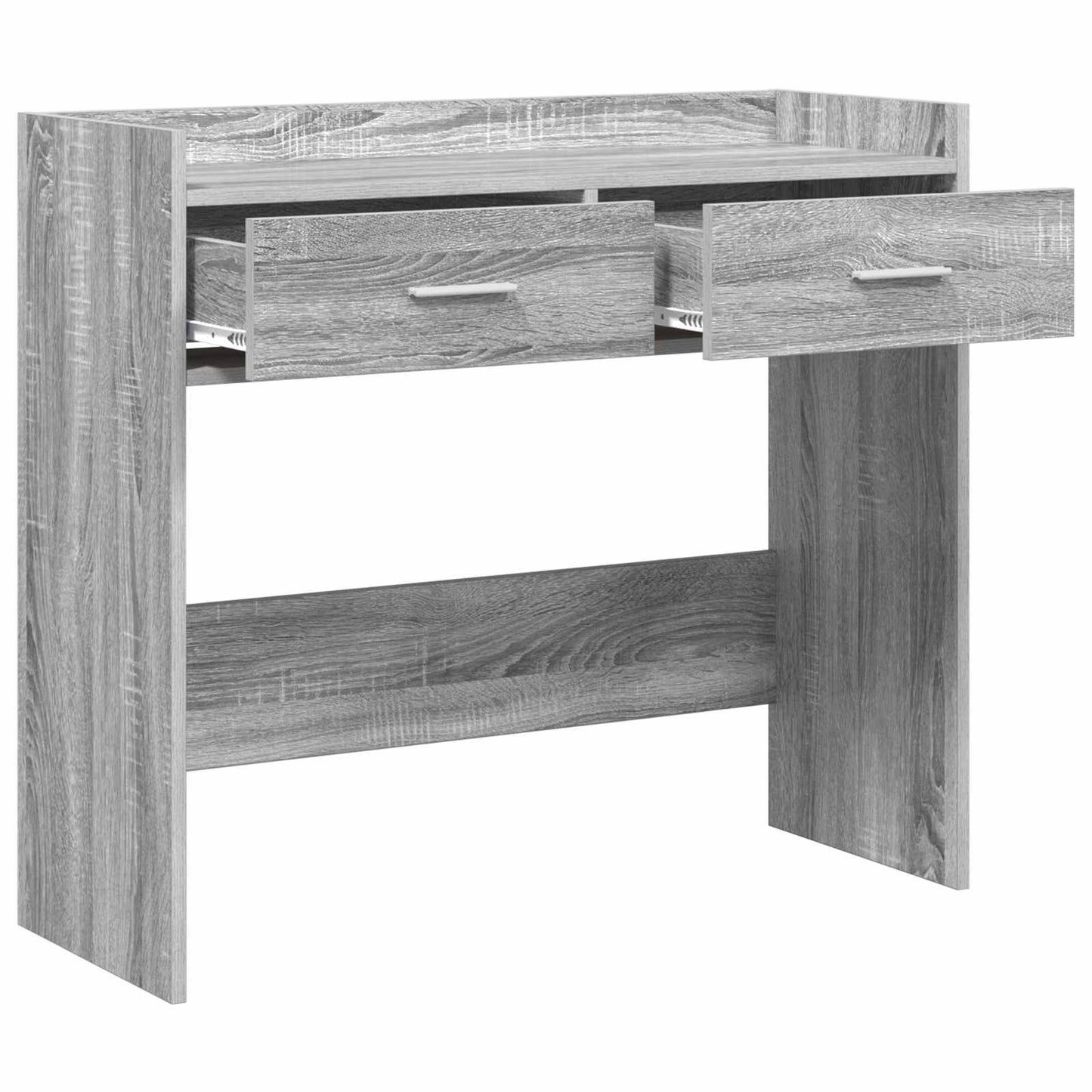 Konsolbord Grå Sonoma 90 x 35 x 80 cm Konstrueret træ