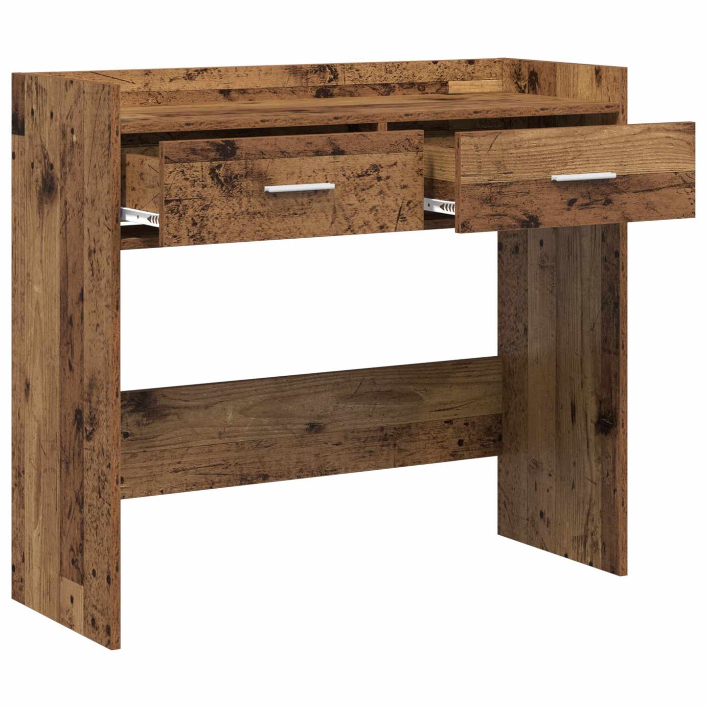 Konsolbord Gammelt træ 90 x 35 x 80 cm Konstrueret træ