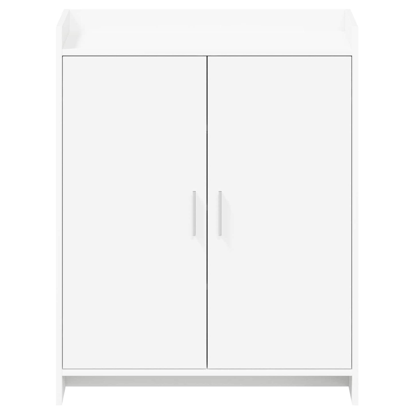 Sko skab med opbevaring Hvid 73,5 x 36 x 92 cm Konstrueret træ