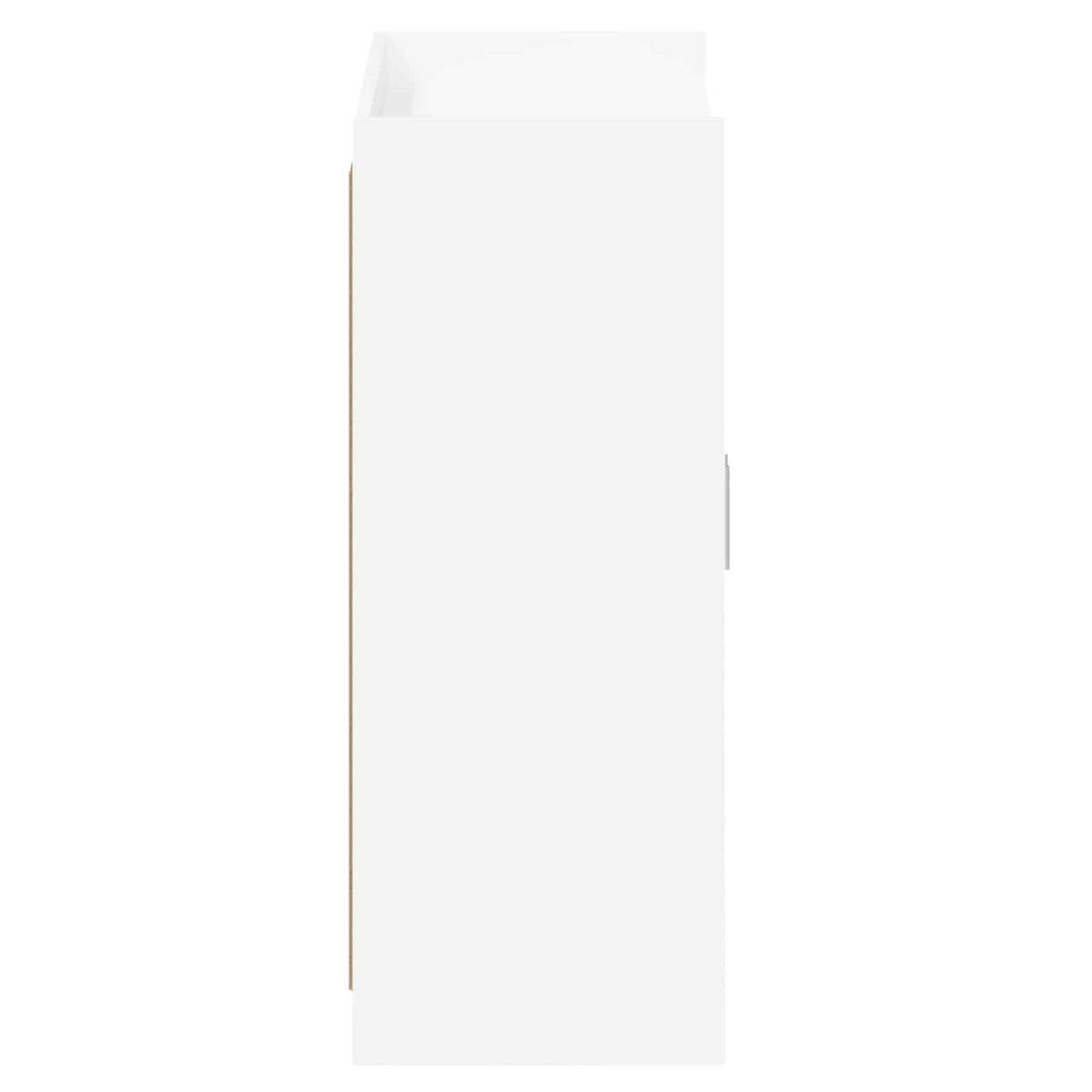 Sko skab med opbevaring Hvid 73,5 x 36 x 92 cm Konstrueret træ