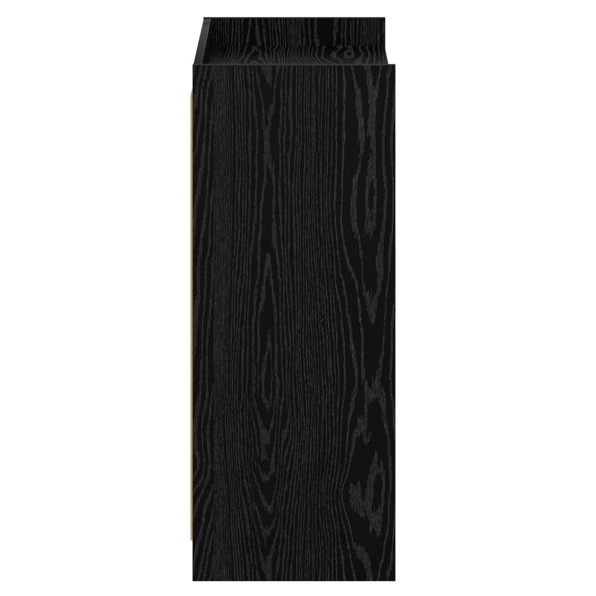 Sko skab med dør Sort eg 73,5 x 36 x 92 cm Konstrueret træ