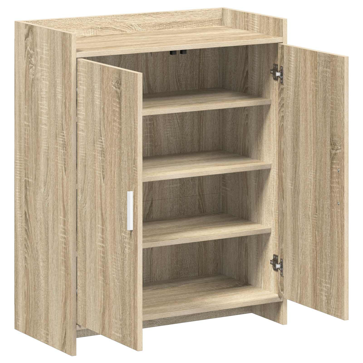 Sko skab med dør Sonoma-eg 73,5 x 36 x 92 cm Konstrueret træ