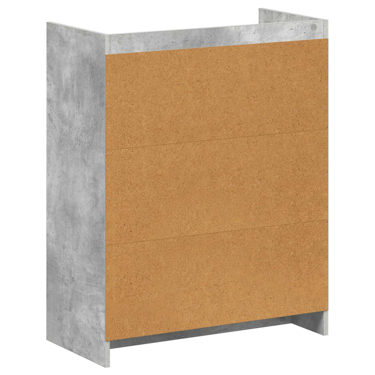 Sko skab med dør Betongrå 73,5 x 36 x 92 cm Konstrueret træ