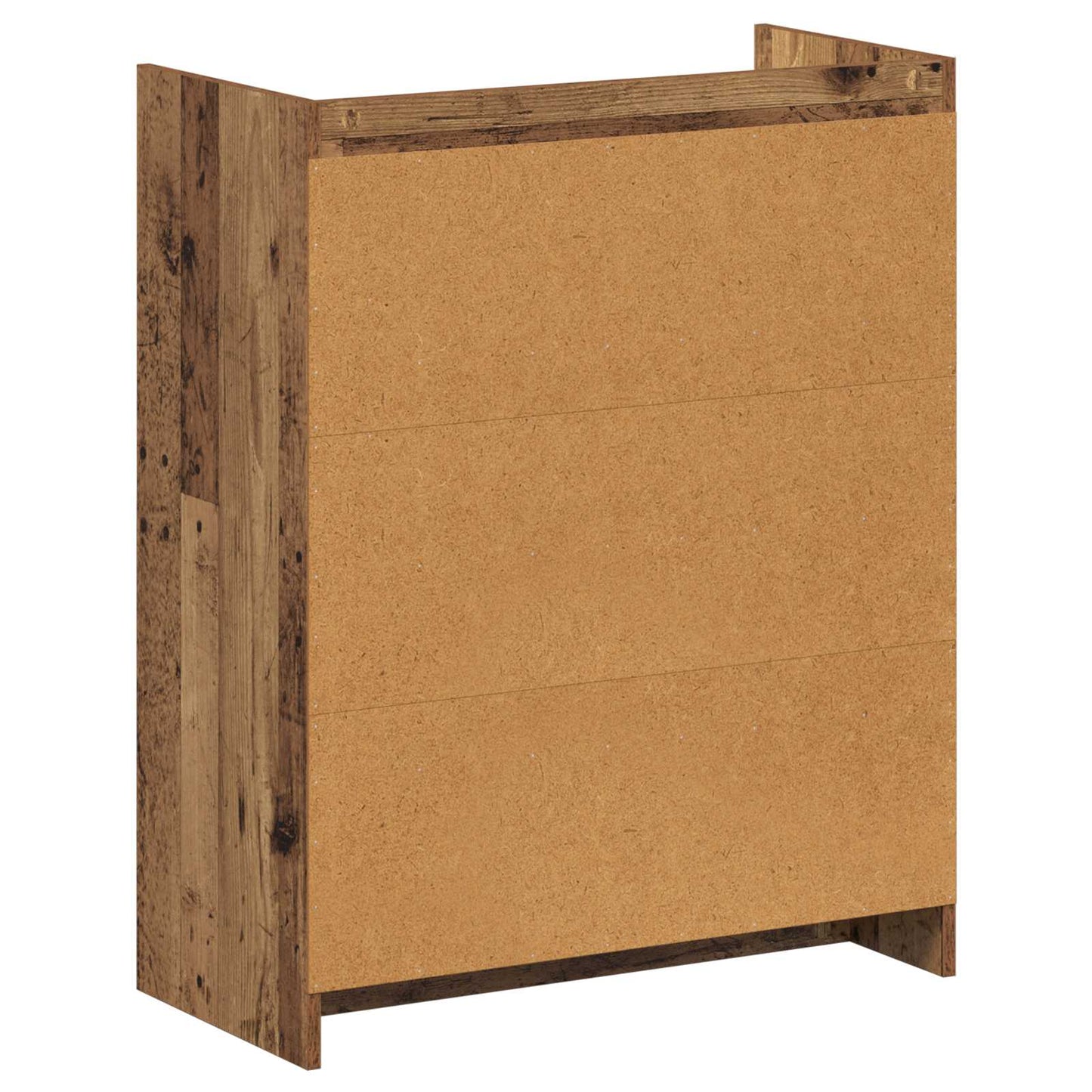 Sko skab med dør Gammelt træ 73,5 x 36 x 92 cm Konstrueret træ