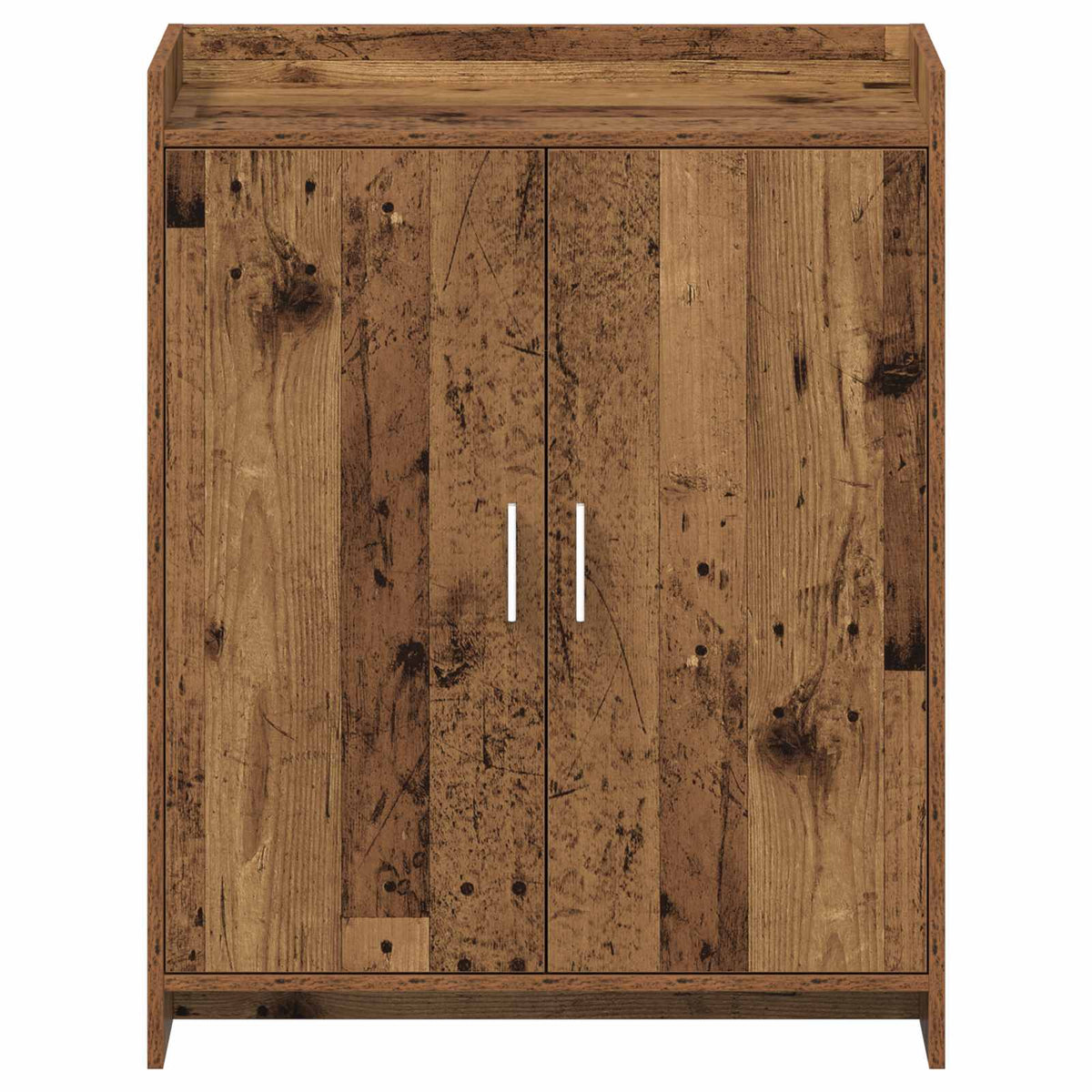 Sko skab med dør Gammelt træ 73,5 x 36 x 92 cm Konstrueret træ