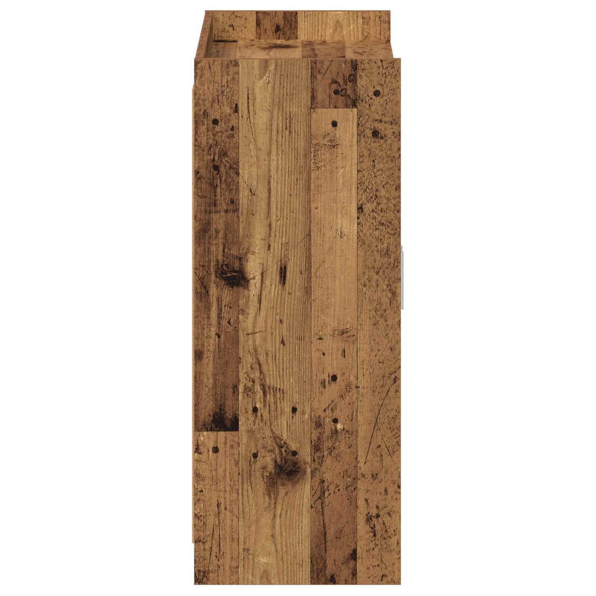 Sko skab med dør Gammelt træ 73,5 x 36 x 92 cm Konstrueret træ