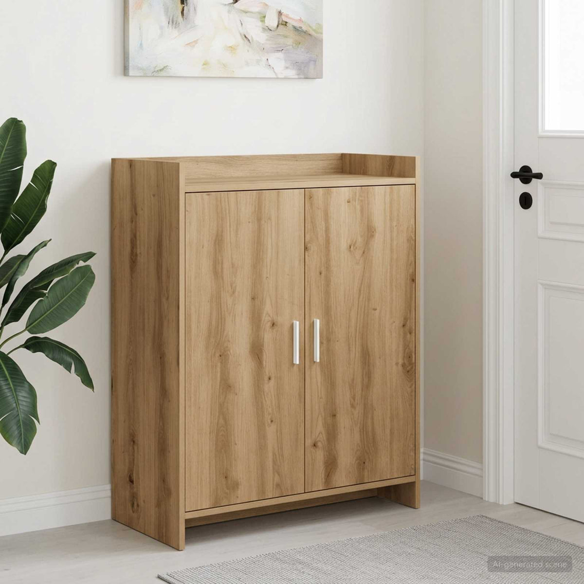 Sko skab 73,5 x 36 x 92 cm Konstrueret træ Artisan-eg