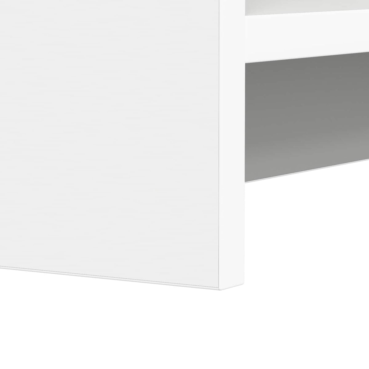 Sko skab med opbevaring Hvid 73,5 x 36 x 92 cm Konstrueret træ