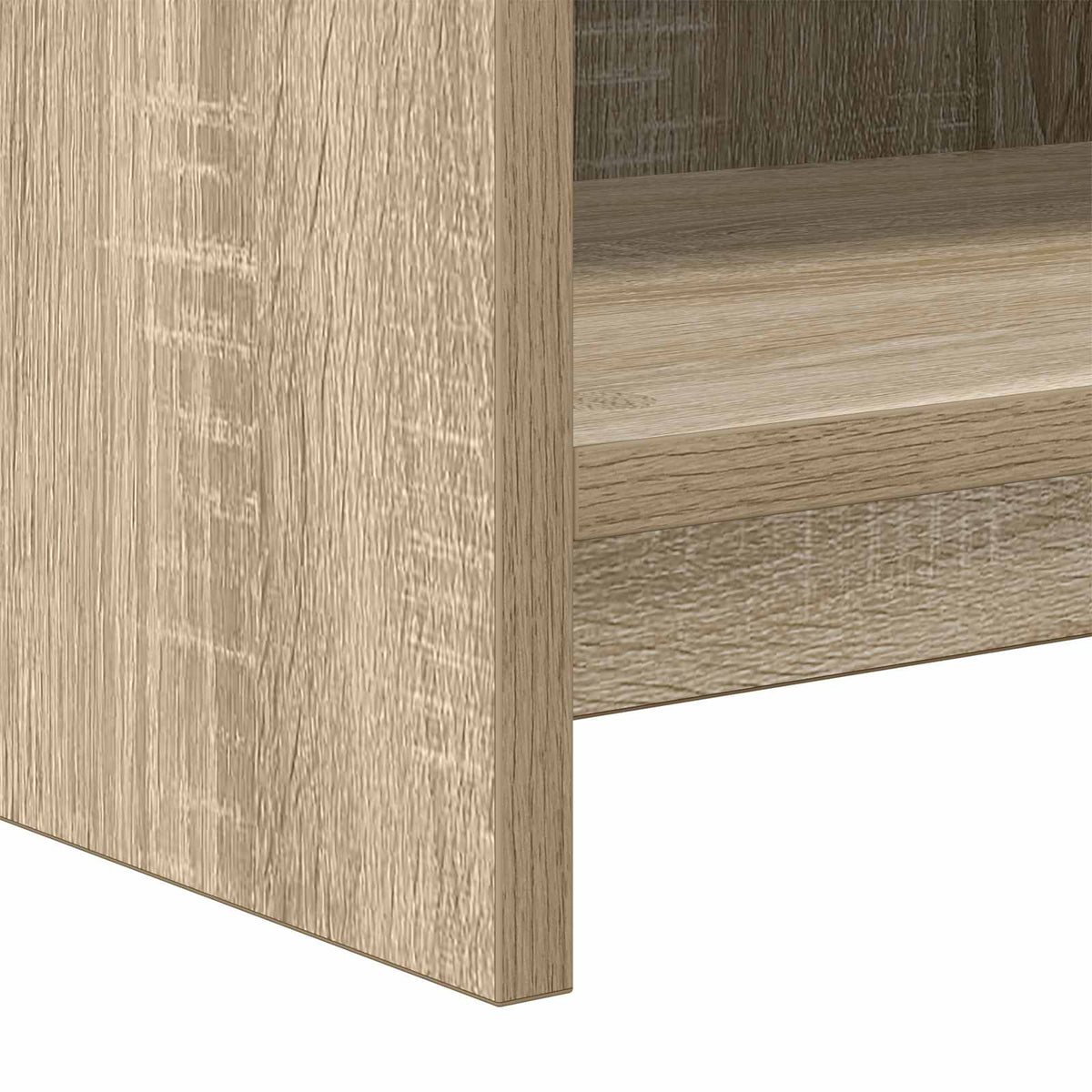 Sko skab Sonoma-eg 73,5 x 36 x 92 cm Konstrueret træ