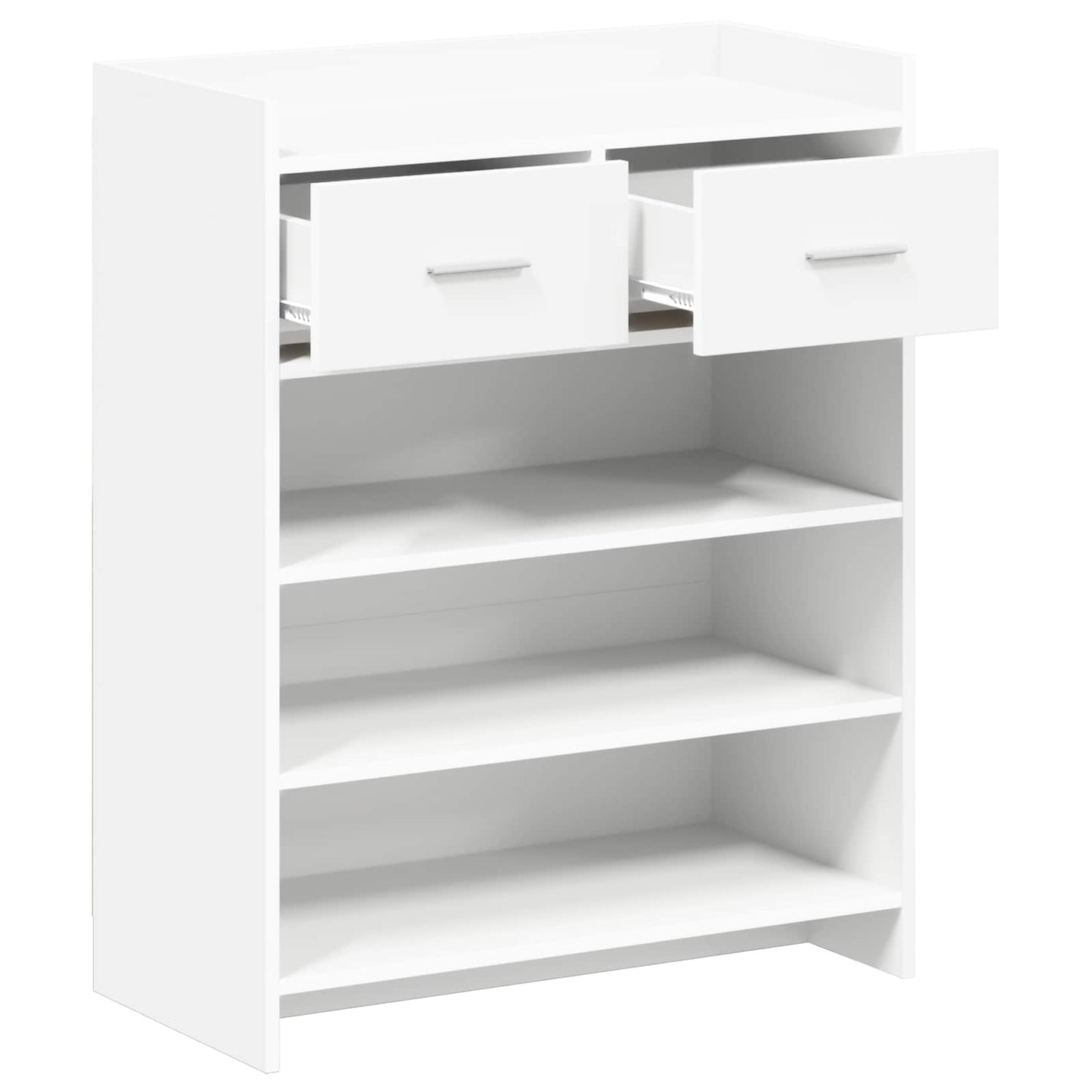 Sko skab 73,5 x 36 x 92 cm Konstrueret træ Hvid