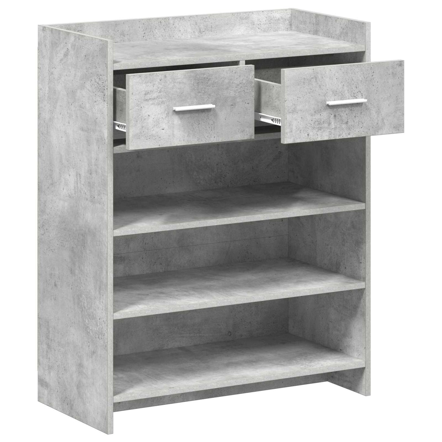 Sko skab 73,5 x 36 x 92 cm Konstrueret træ Betongrå