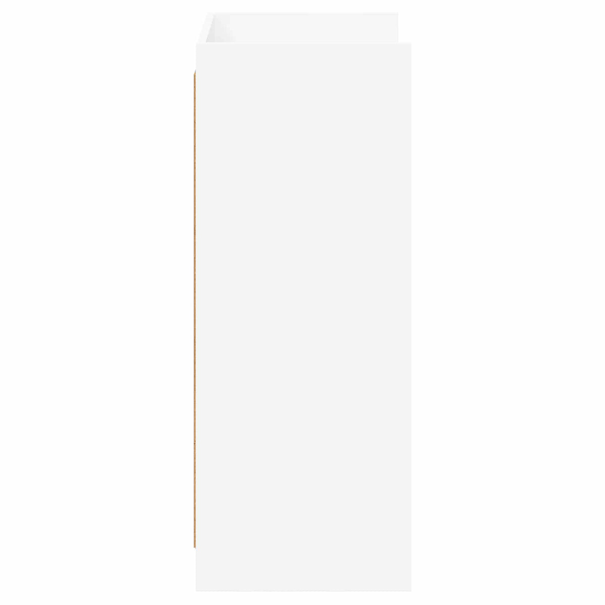 Sko skab med opbevaring Hvid 48 x 36 x 92 cm Konstrueret træ