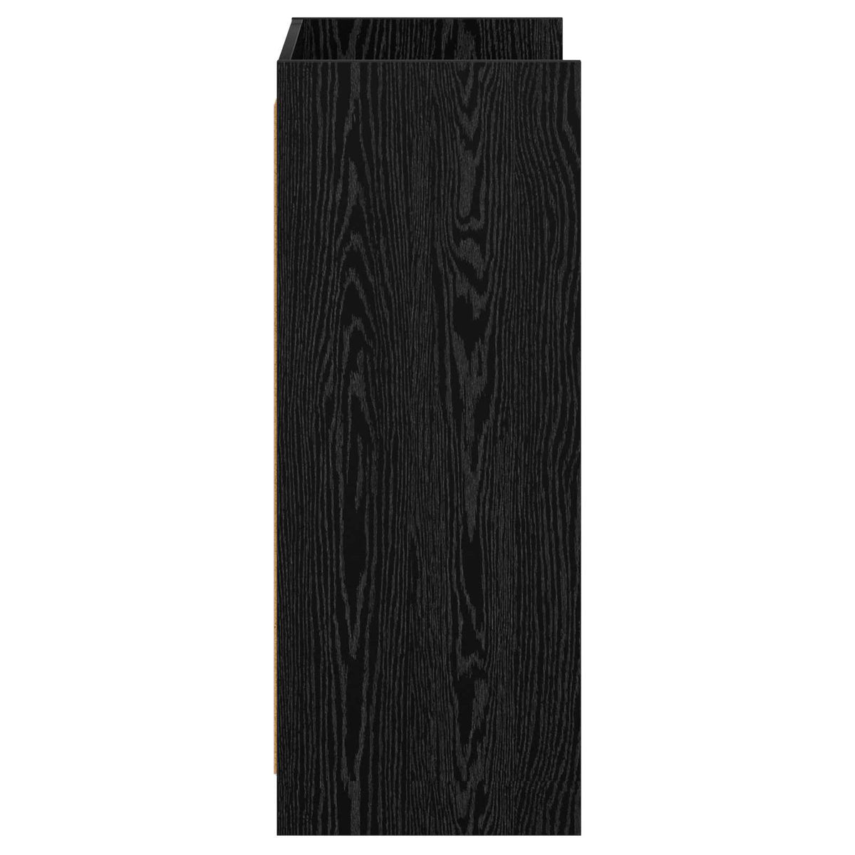 Sko skab med opbevaring Sort eg 48 x 36 x 92 cm Konstrueret træ