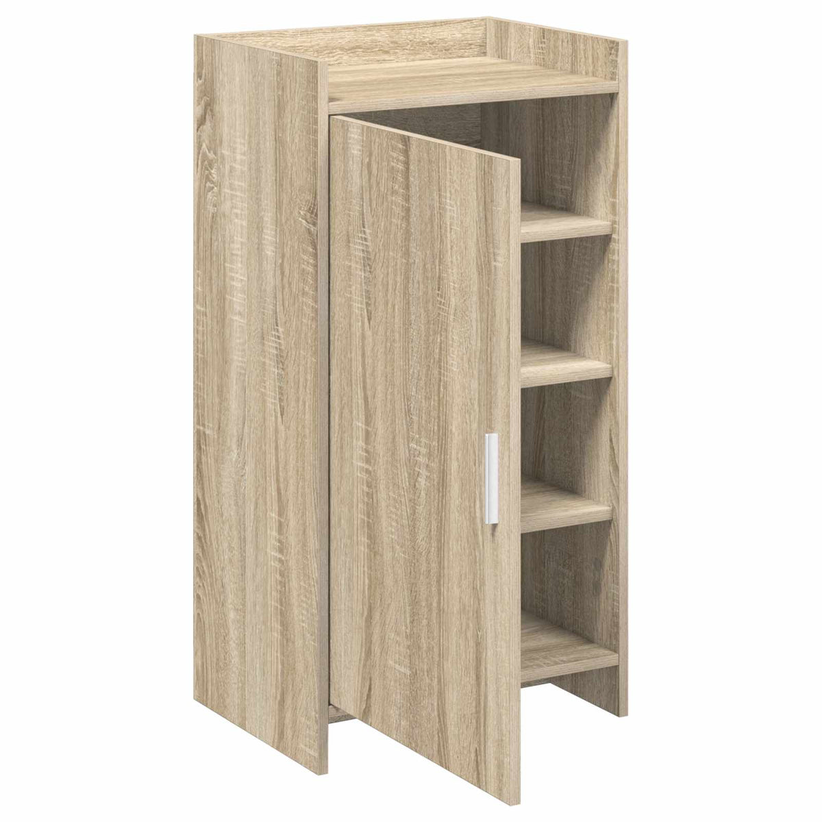Sko skab med dør Sonoma-eg 48 x 36 x 92 cm Konstrueret træ