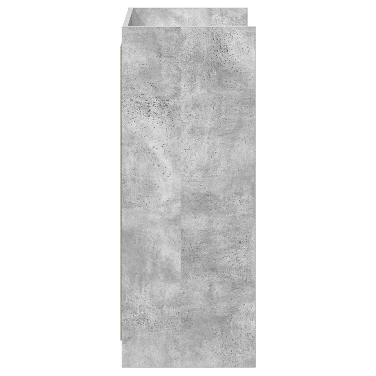 Sko skab med dør Betongrå 48 x 36 x 92 cm Konstrueret træ