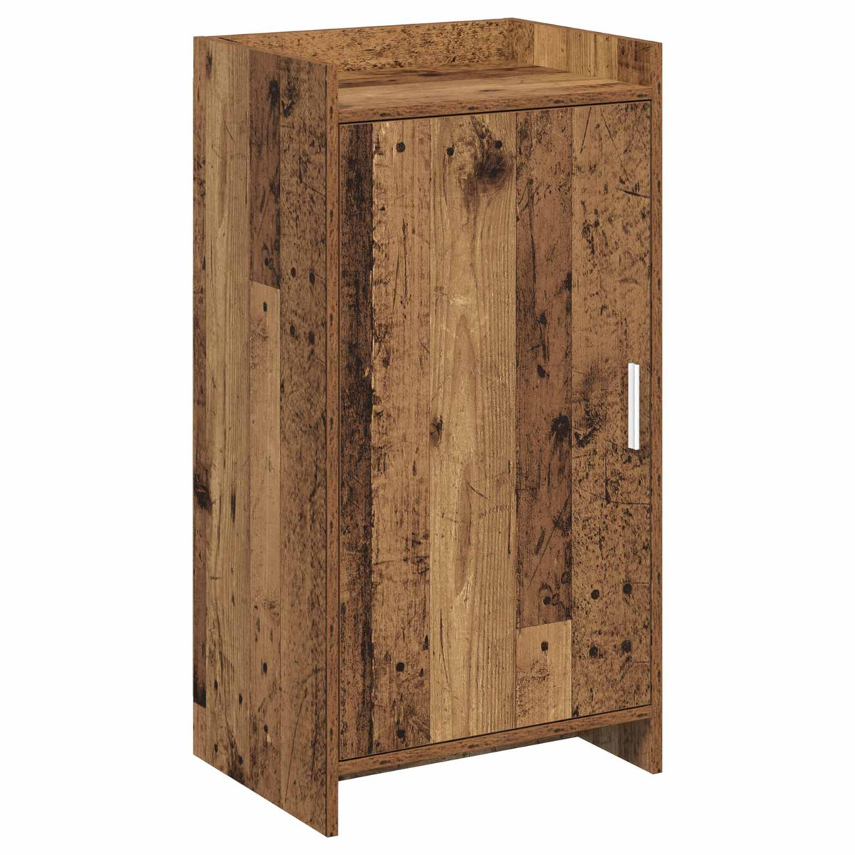 Sko skab med dør Gammelt træ 48 x 36 x 92 cm Konstrueret træ