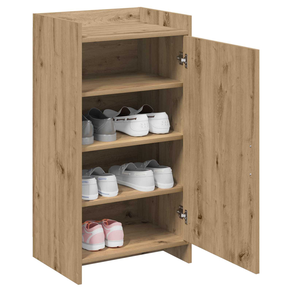 Sko skab 48 x 36 x 92 cm Konstrueret træ Artisan-eg