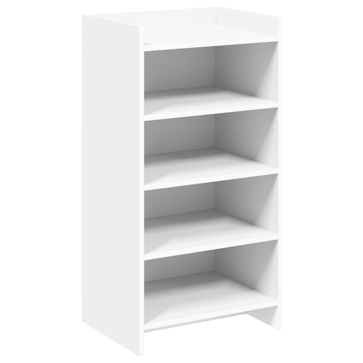 Sko skab med opbevaring Hvid 48 x 36 x 92 cm Konstrueret træ