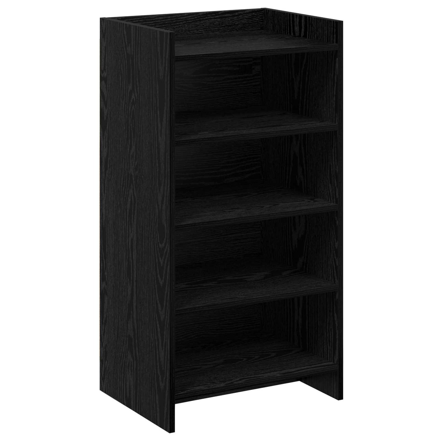 Sko skab med opbevaring Sort eg 48 x 36 x 92 cm Konstrueret træ