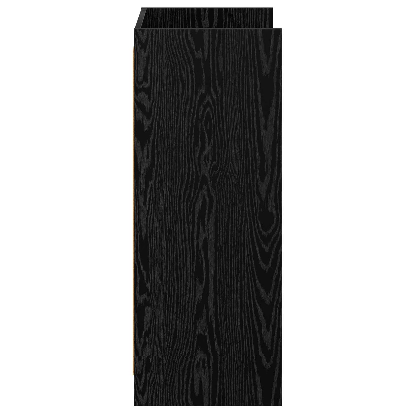 Sko skab med opbevaring Sort eg 48 x 36 x 92 cm Konstrueret træ