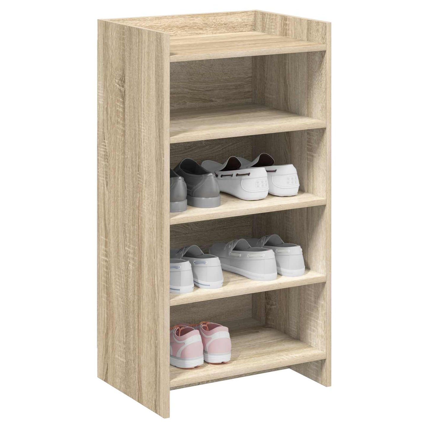 Sko skab Sonoma-eg 48 x 36 x 92 cm Konstrueret træ