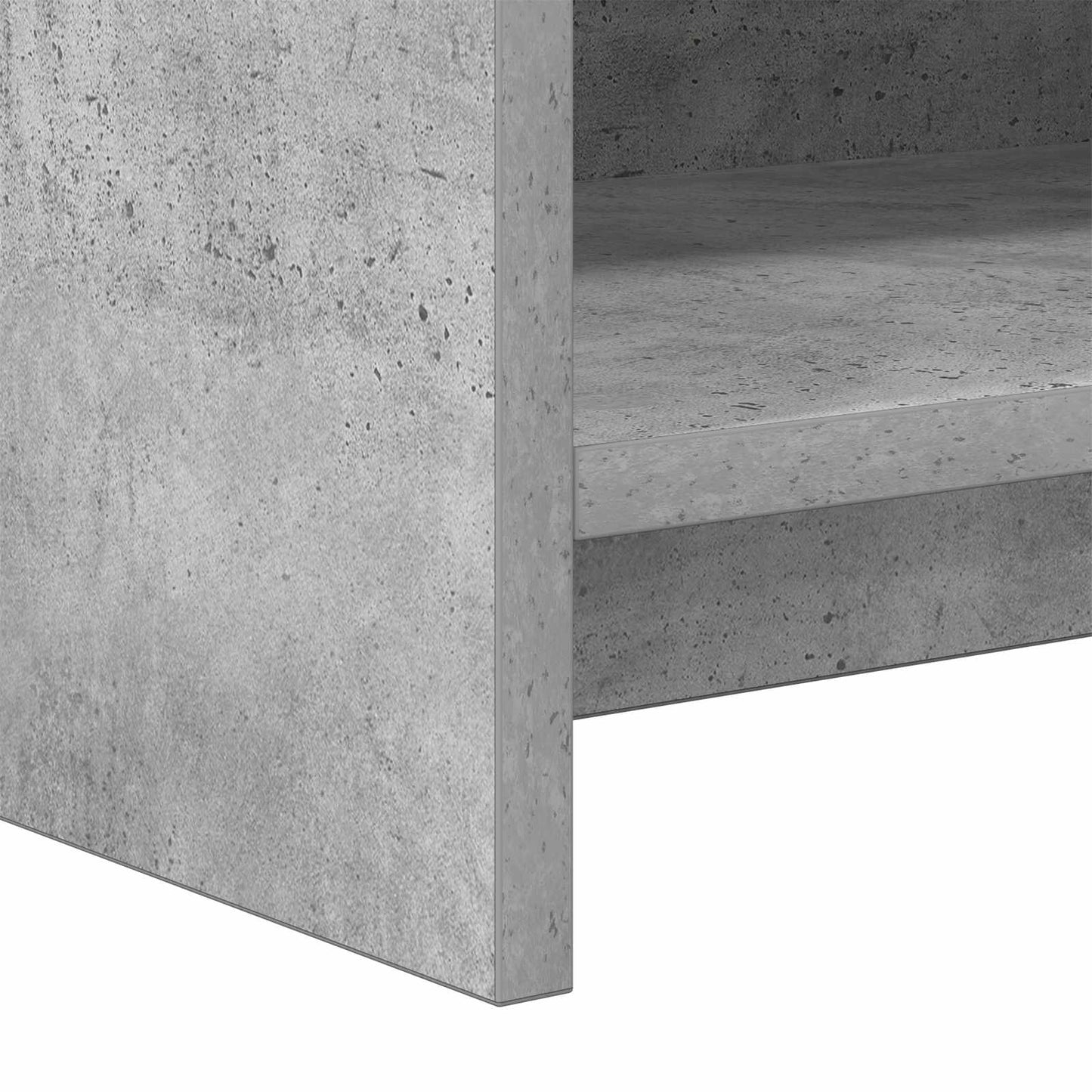 Sko skab Betongrå 48 x 36 x 92 cm Konstrueret træ