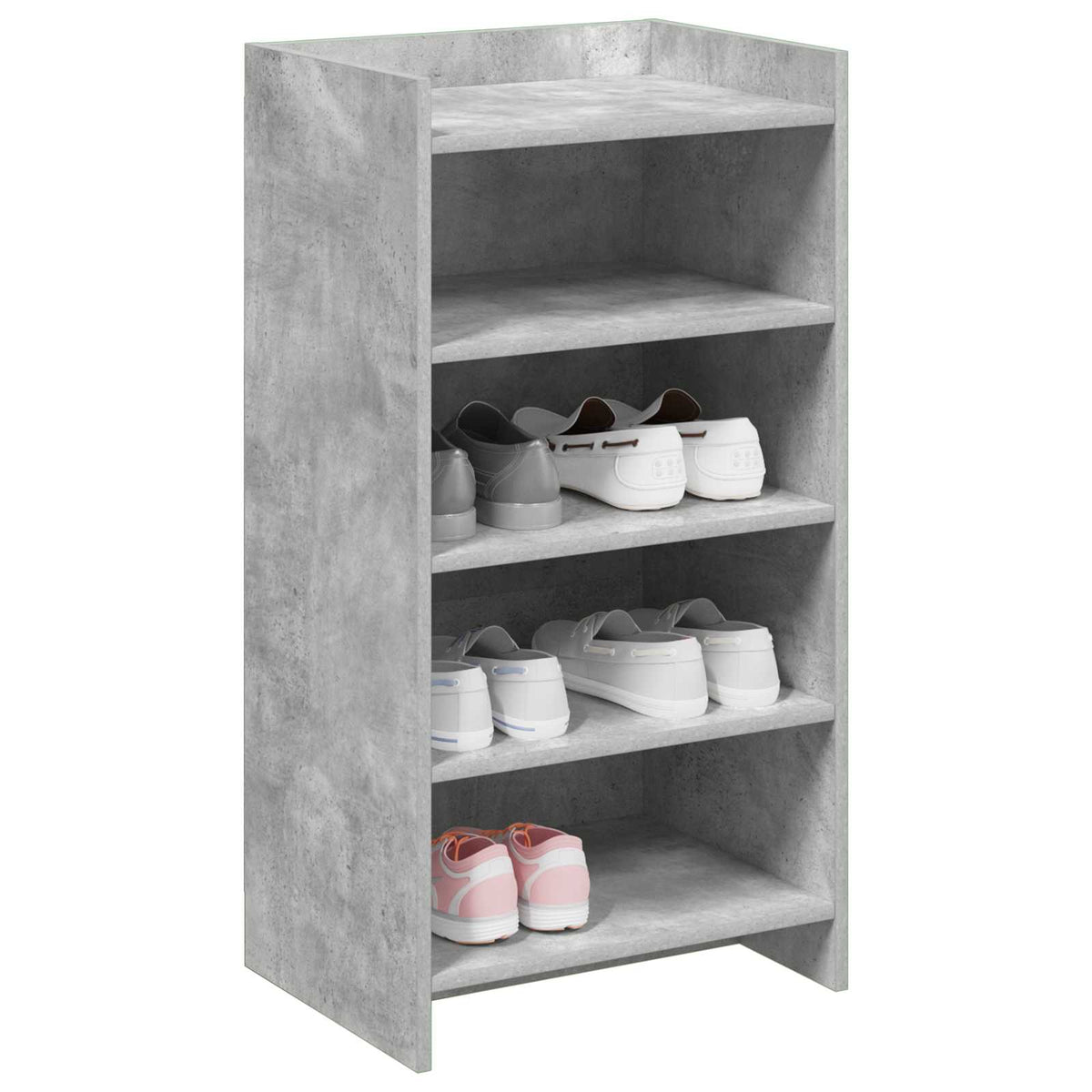 Sko skab Betongrå 48 x 36 x 92 cm Konstrueret træ