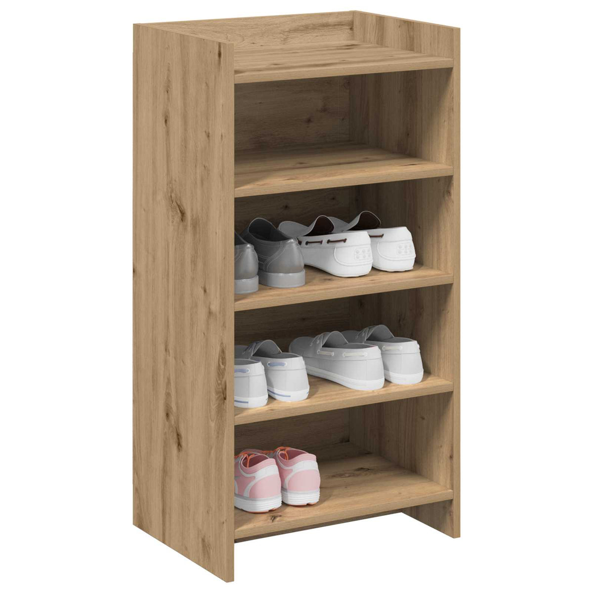 Sko skab 48 x 36 x 92 cm Konstrueret træ Artisan-eg
