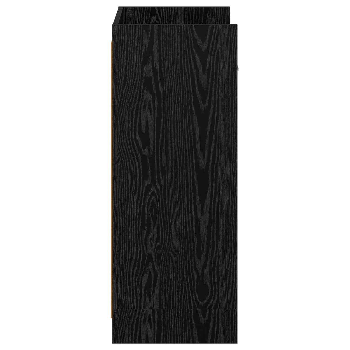 Sko skab med skuffe Sort eg 48 x 36 x 92 cm Konstrueret træ