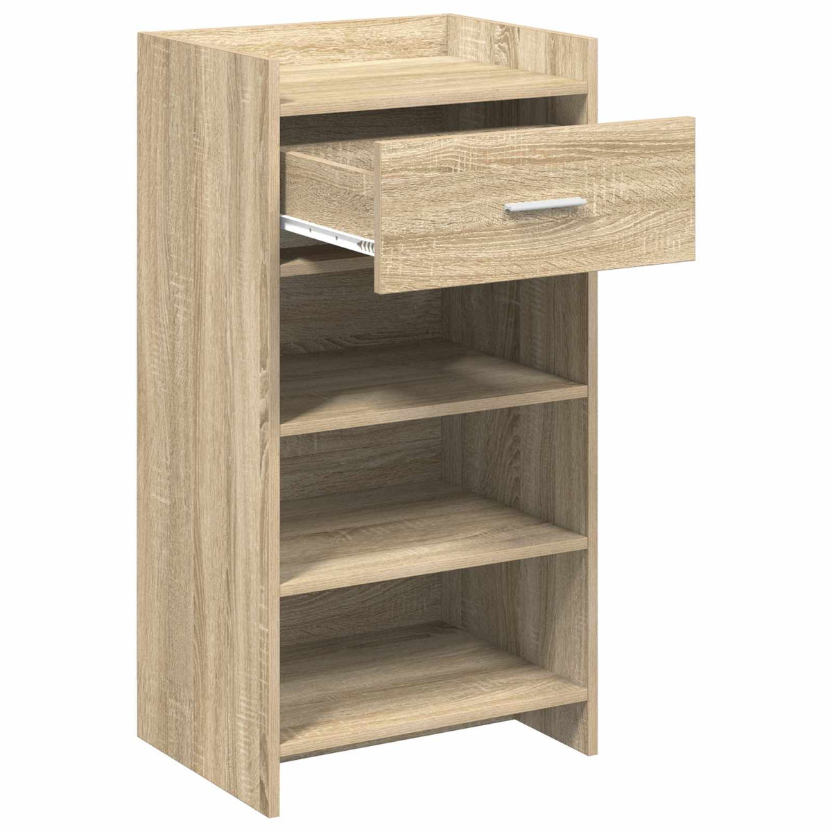 Sko skab med skuffe Sonoma-eg 48 x 36 x 92 cm Konstrueret træ