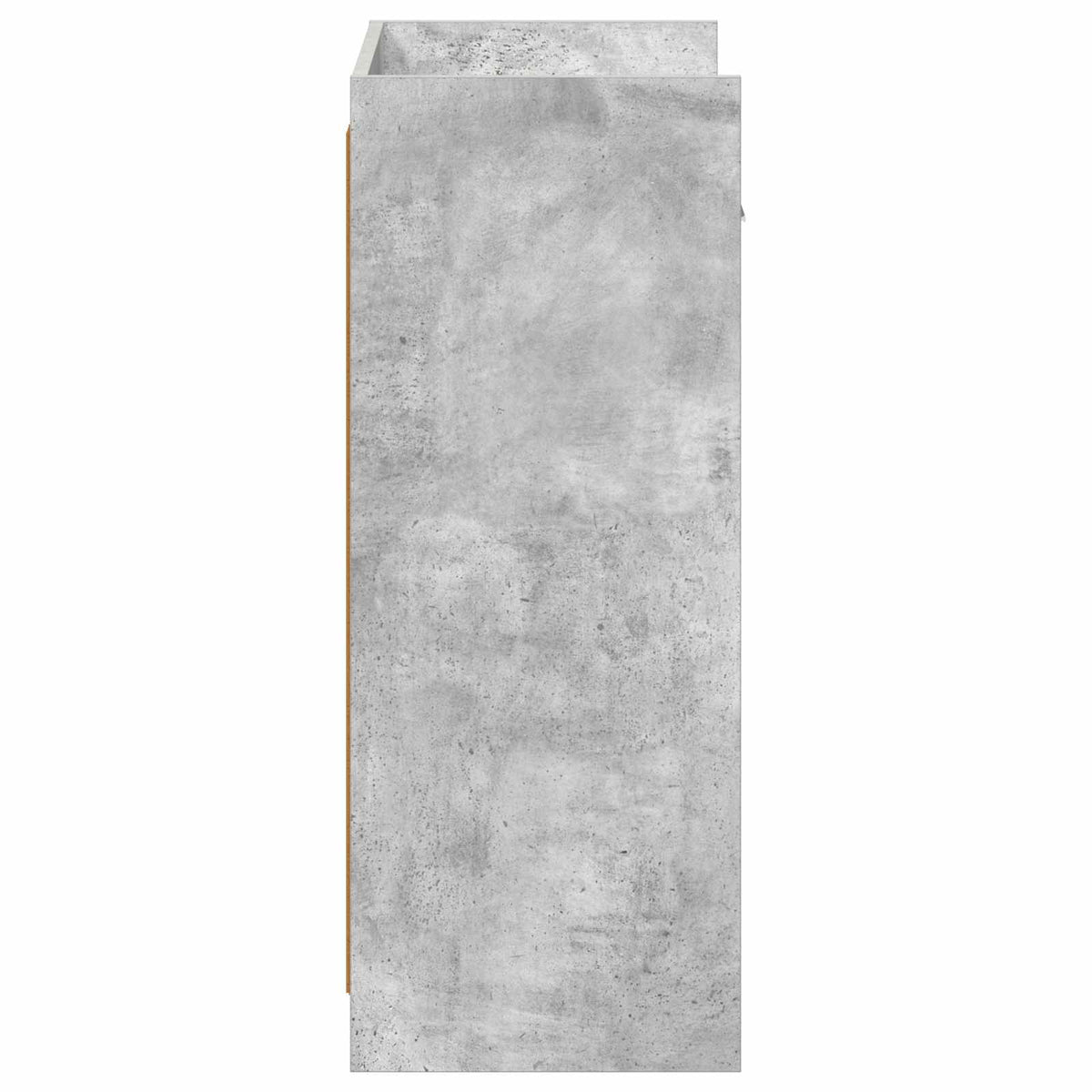 Sko skab med skuffe Betongrå 48 x 36 x 92 cm Konstrueret træ