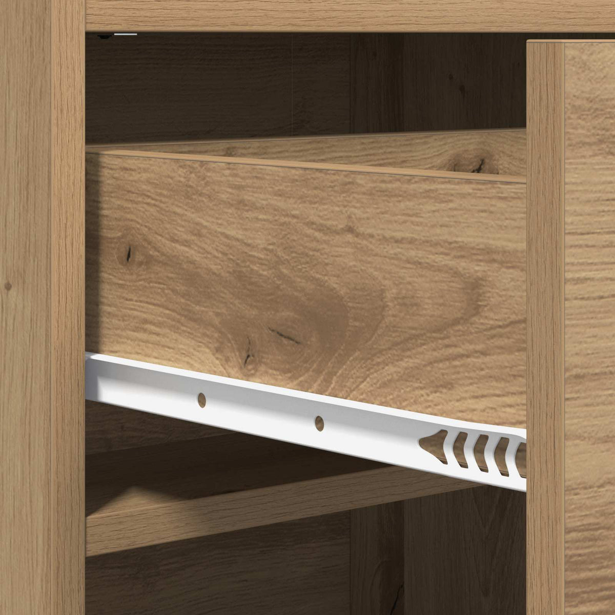 Sko skab 48 x 36 x 92 cm Konstrueret træ Artisan-eg
