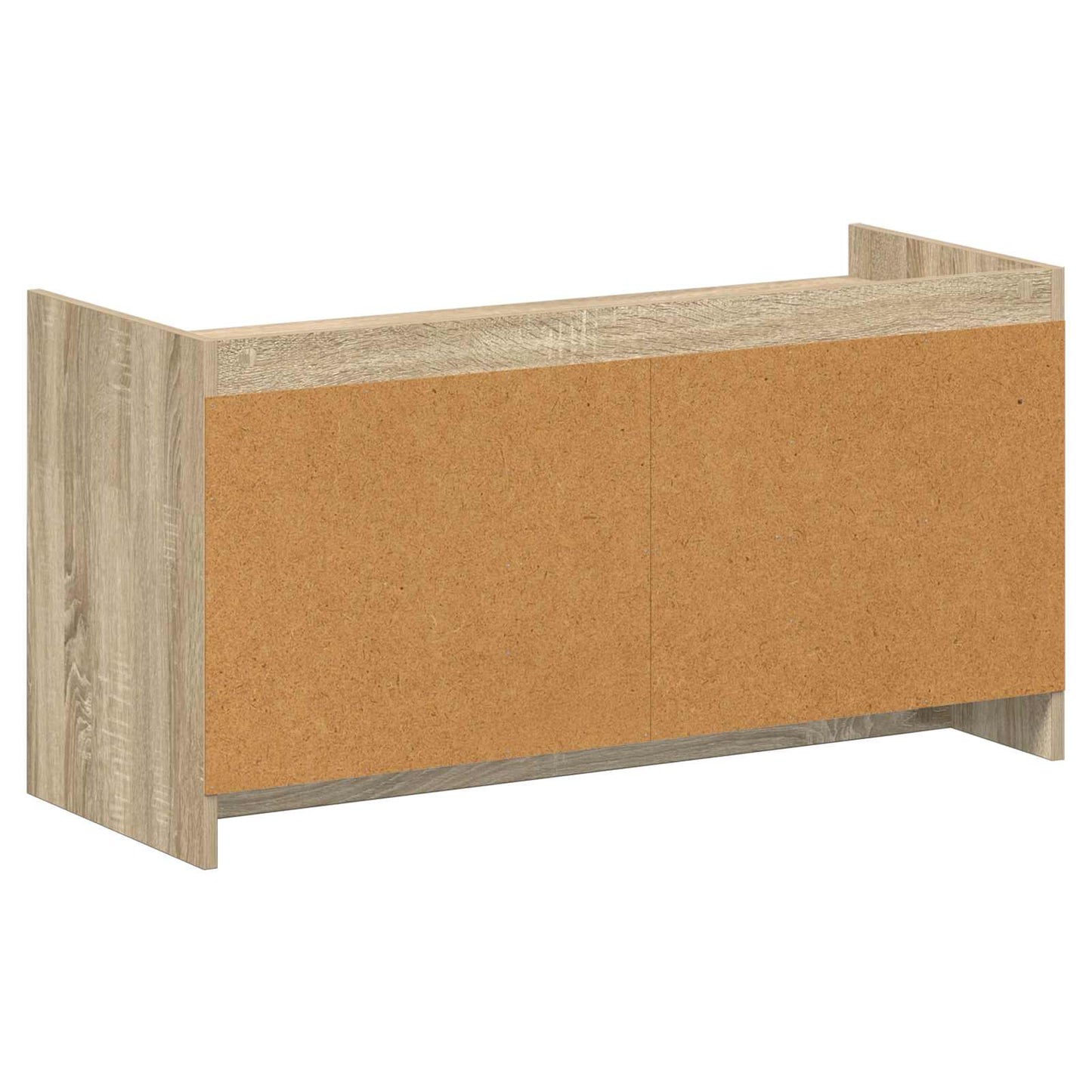Sko skab med dør Sonoma-eg 100 x 39,5 x 51 cm Konstrueret træ