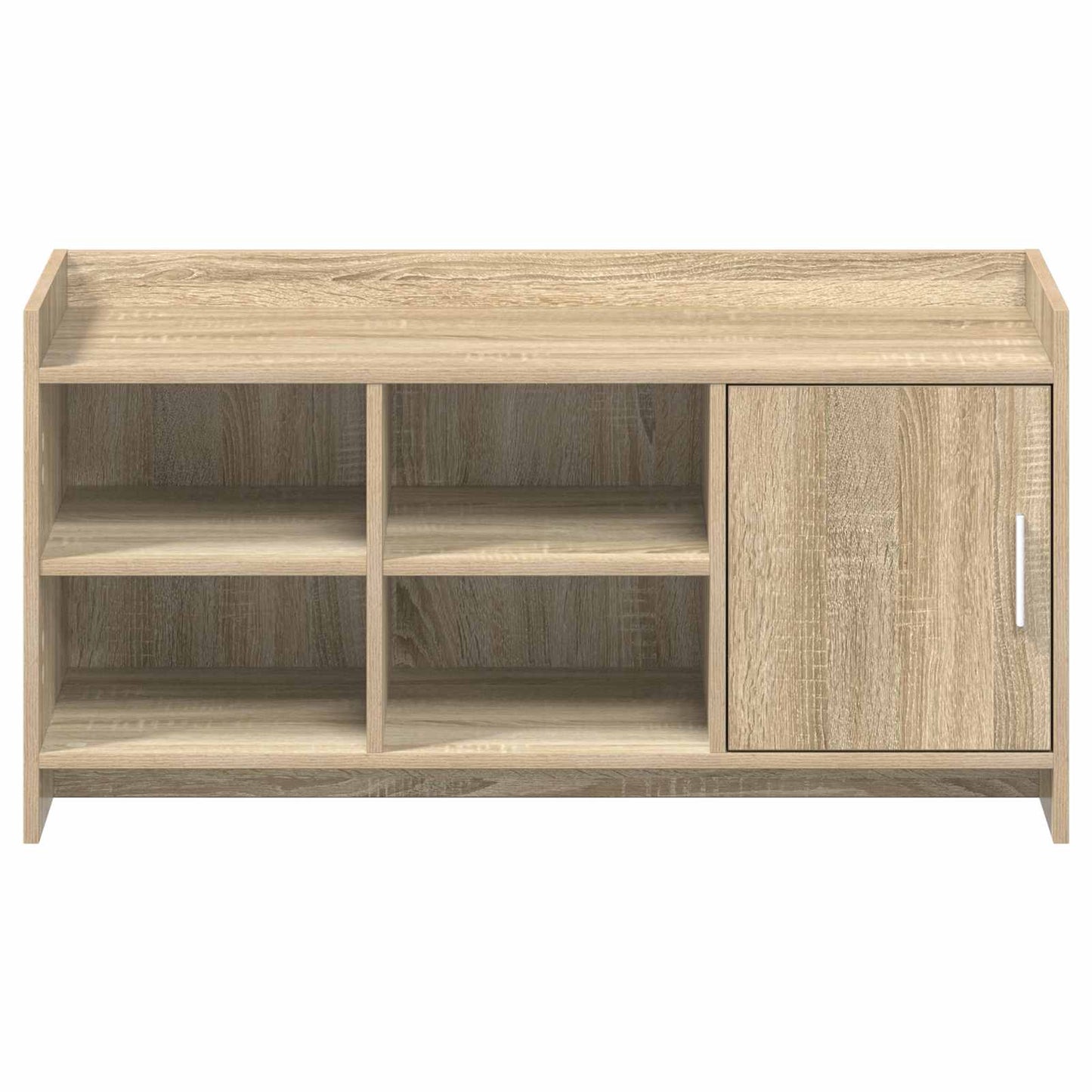 Sko skab med dør Sonoma-eg 100 x 39,5 x 51 cm Konstrueret træ