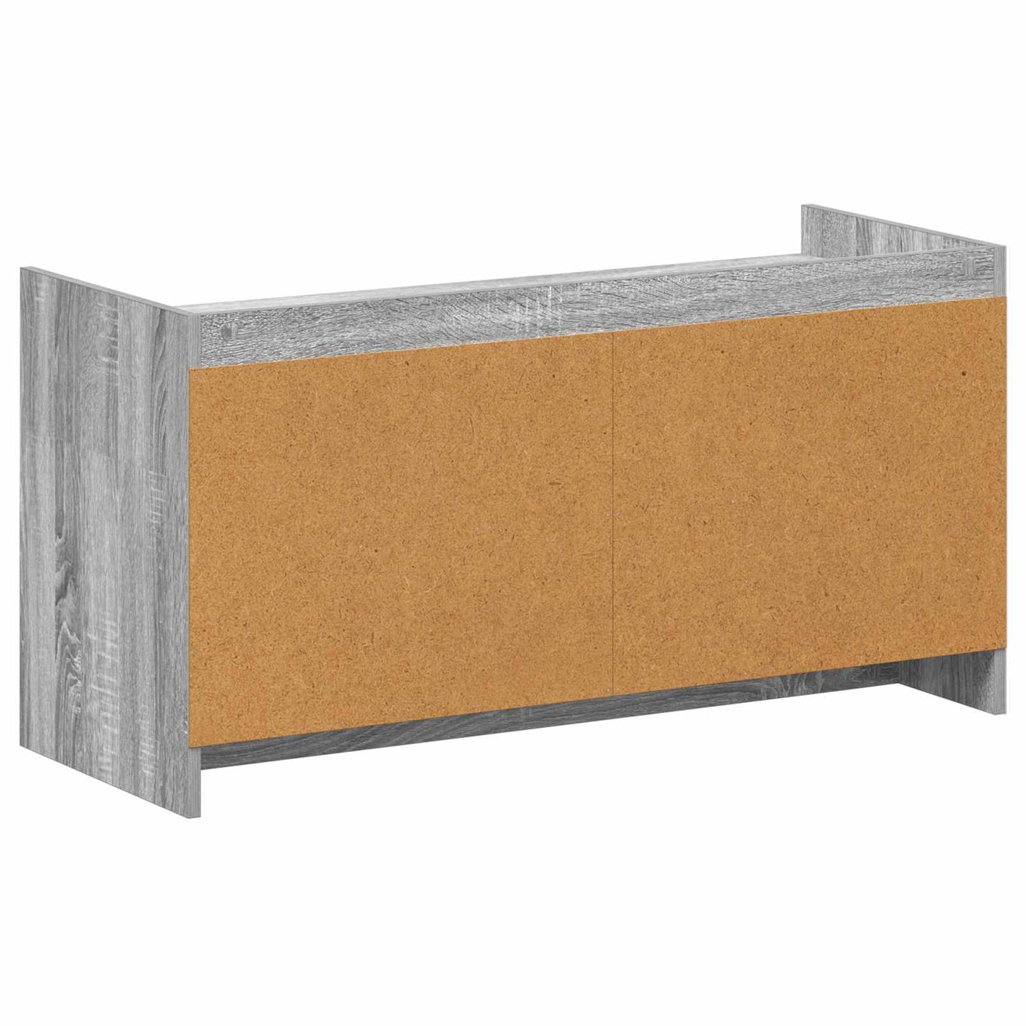 Sko skab med dør Grå Sonoma 100 x 39,5 x 51 cm Konstrueret træ