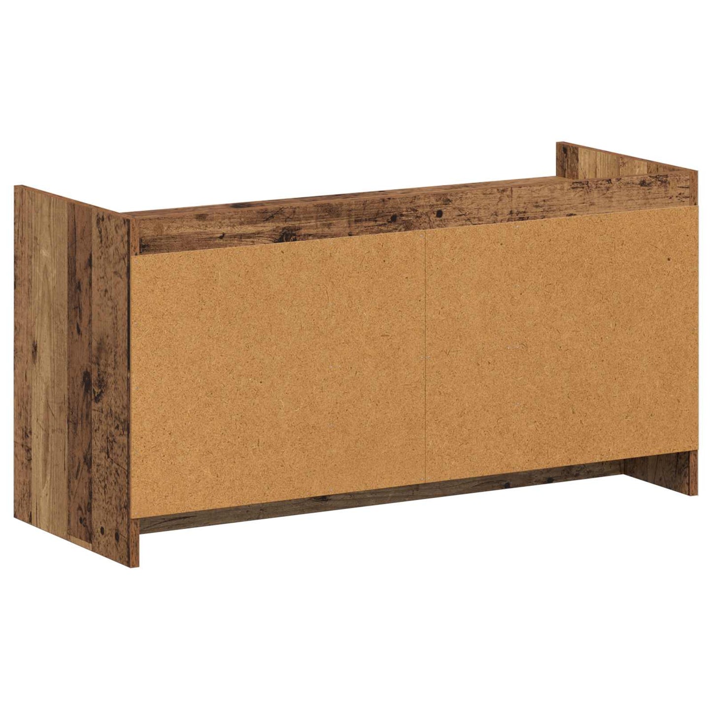 Sko skab med dør Gammelt træ 100 x 39,5 x 51 cm Konstrueret træ
